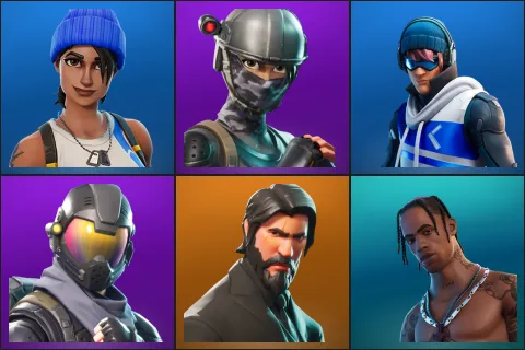 Blue Team Leader, Elite Agent, Point Patroller, Rogue Agent, The Reaper, Travis Scott