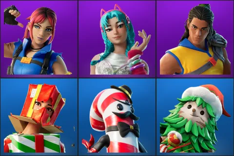 Explorer Emilie, Katalina, Trailblazer Tai, Holiday Boxy, Mr. Dappermint, Winterfest Bushranger