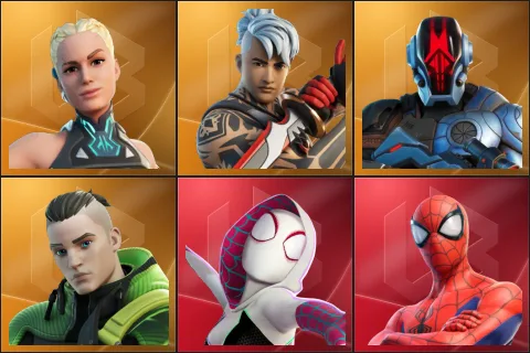 Paradigm (Reality-659), Ronin, The Foundation, Twyn, Spider-Gwen, Spider-Man