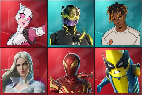 Gwenpool, Launch Day Lewis Hamilton, Slayer Juice WRLD, Emma Frost, Iron Spider, Peelverine