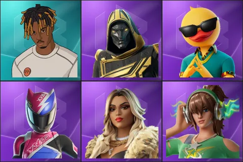 Slayer Juice WRLD, Blitz Knight, Cluster, Control, Dylan, Heatwave PJ