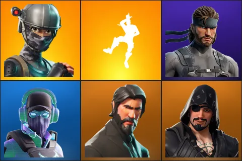 Elite Agent, Take The L, Solid Snake, Breakpoint, The Reaper, Blackheart