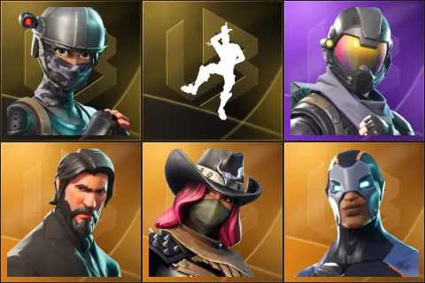 Elite Agent, Take The L, Rogue Agent, The Reaper, Calamity, Carbide