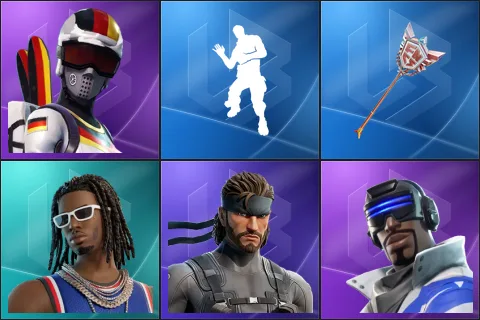 Mogul Master (GER), Laugh It Up, The Axe of Champions 2.0, Playboi Carti, Solid Snake, Blue Striker
