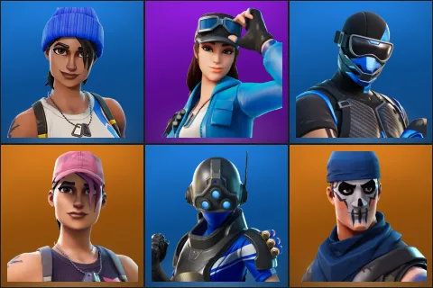 Blue Team Leader, Cloud Striker, Fixer, Rose Team Leader, Trilogy, Warpaint