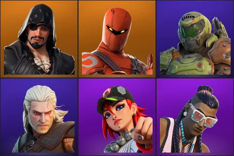 Blackheart, Hybrid, Doom Slayer, Geralt of Rivia, Dusty, Massai