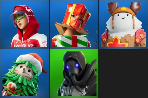 Arctic Adeline, Holiday Boxy, Sled Ready Guff, Winterfest Bushranger, Order Remnant