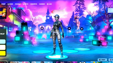 Screenshot der Fortnite-Lobby mit Elite Agent